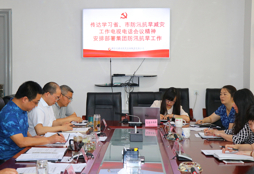 集團(tuán)公司召開黨委（擴(kuò)大）會(huì)，傳達(dá)學(xué)習(xí)省、市防汛抗旱減災(zāi)工作電視電話會(huì)議精神