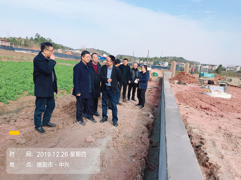 市委常委、政法委書記周新對城鎮(zhèn)污水打包項目展開督查